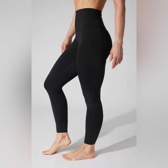 Bootyful By 90 Degree By Reflex Pants - Women's High-Waist Black Leggings